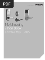 Download Kaba Multihousing Price Book- 2015 by Security Lock Distributors SN264411169 doc pdf