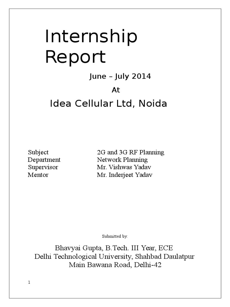 Mid Term Report | PDF | Radio Resource Management | Telecommunications