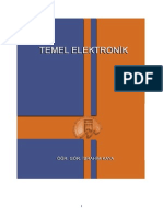 Elektronik 1 - Mersin Üniversitesi Temel Elektronik Ders Notları