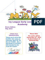 Ivy League Early Learning Academy: Bronx Edition May 2015