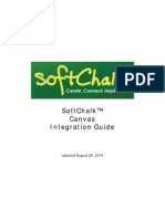 Softchalk™ Canvas Integration Guide: Updated August 28, 2014