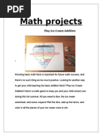 Math Projects: Play Ice Cream Addition