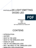 Wireless Light Emitting Diode Led