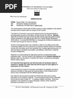 Download City of Washington DC Mayors Office Data Feed Publication Memo by Civic Commons SN26442622 doc pdf