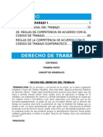 Derecho de Trabajo i y Procesal Del Trabajo