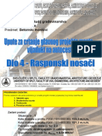 Vijadukt - Crtanje - Dio 4 - Rasponski Nosaci