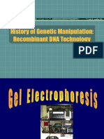 History of Genetic Manipulation Techniques