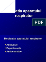 Medicatia Aparatului respirator