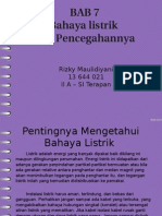 Bab 7 Bahaya Listrik Dan Pencegahannya (Rizky Maulidiyani 2A-SI Terapan)