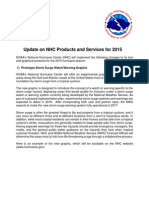 Update On NHC Products and Services For 2015