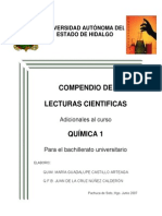 Compendio de Lecturas Cientifícas Química Recuperación Lección Oral