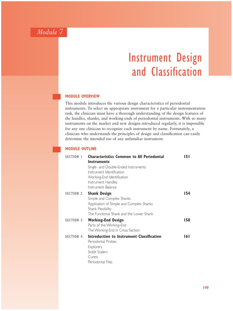 Periodontal Instruments Design And Classification Anatomical Terms Of Location Nature
