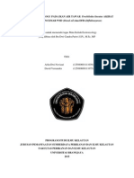 Perubahan Fisiologi Pada Ikan Air Tawar Prochilodus Lineatus Akibat Bahan Pencemar WSD (Diesel Oil