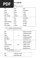English Verb Patterns 25 List (Total 52) by AS Honby