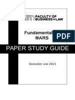 Fundamentals of MARS Study Guide S1 2015