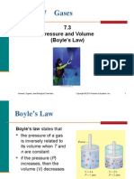 Chapter 7 Gases: 7.3 Pressure and Volume (Boyle's Law)
