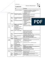 Cronograma Sistemas y Organizaciones 2010