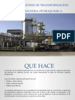 Pples Racciones de Transformacion de Le Industria Petroquimica