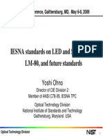 CORM 2009 - IESNA Standards On LED and SSL LM79LM80 and Future Standards CORM 2009 Y Ohno