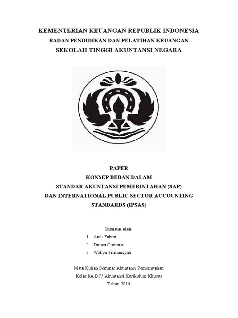 Beban dalam SAP dan IPSAS di Indonesia | PDF | Ilmu Sosial