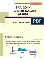 LOGISTIK DALAM ACARA