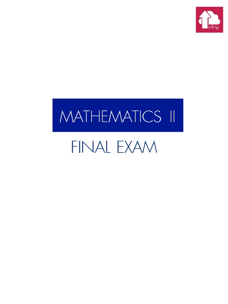 Mathematics Ii | PDF