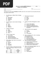 Bio form 4 exercise