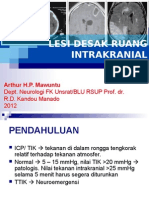 9. Neurologi - Dr. Arthur H. P. Mawuntu, SpS - Lesi Desak Ruang Intrakranial