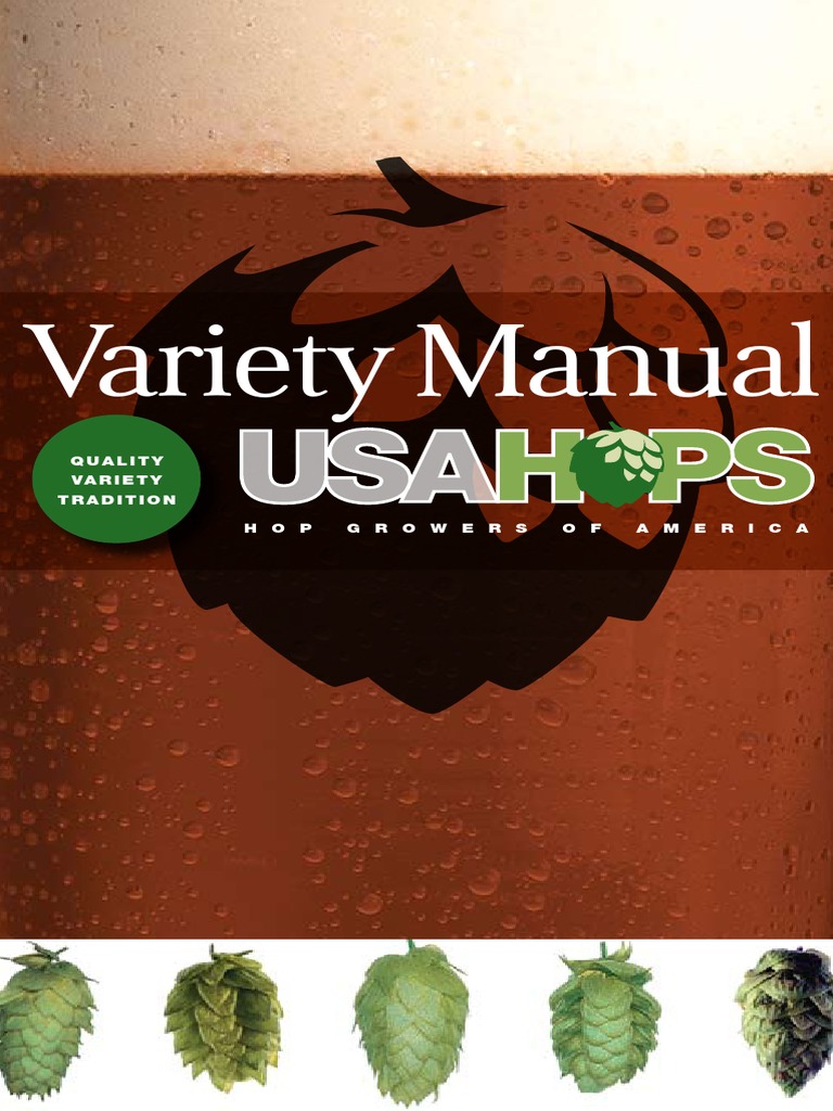 Variety Manual: Quality Variety Tradition Hop Growers of America | PDF ...