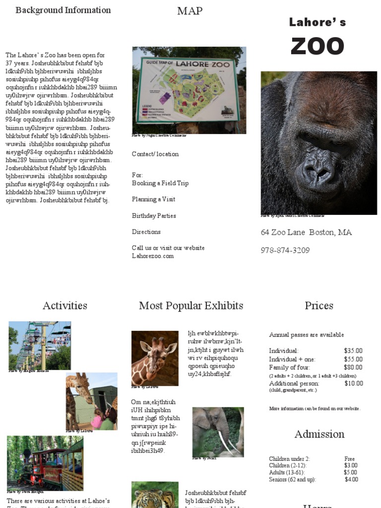 Zoo Brochure PDF