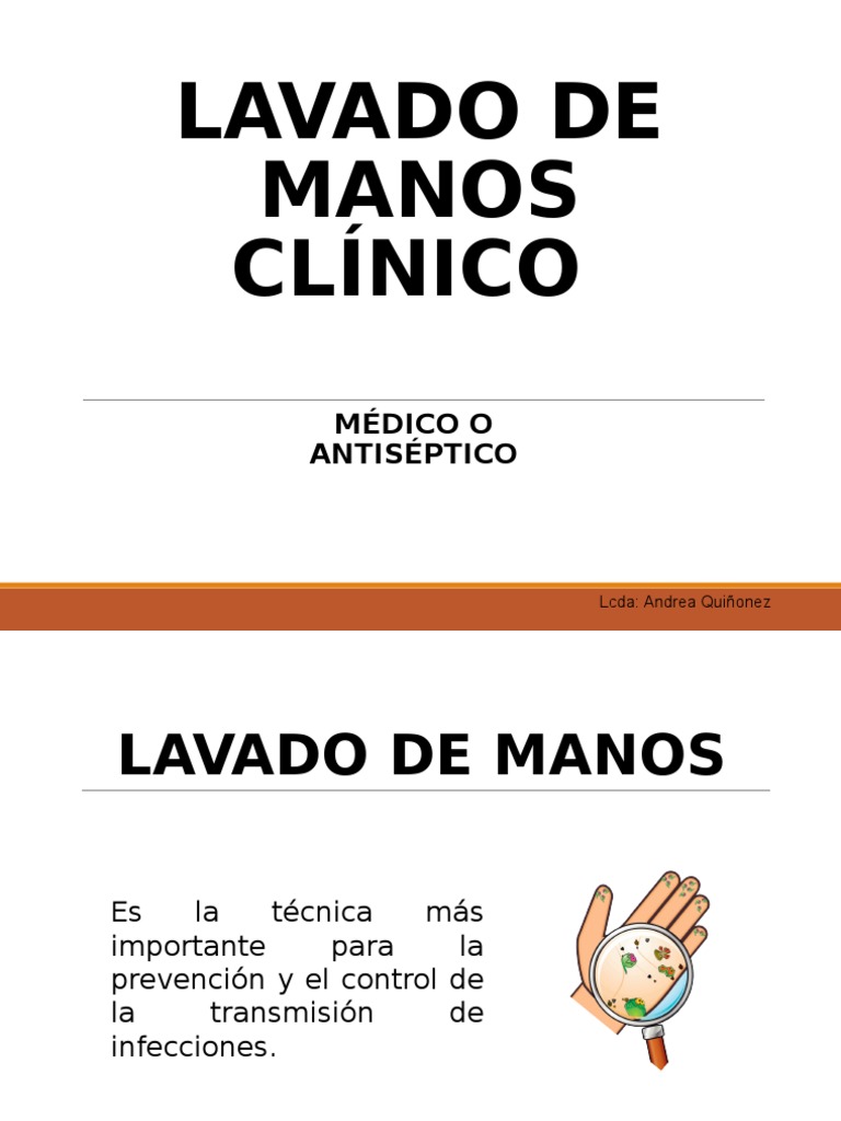 Lavado de Manos Tema 2 | PDF | Lavado de manos | Ciencias de la Salud