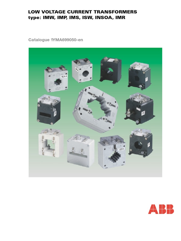 ABB Low Voltage Current Transformers | PDF | Transformer | Electronics