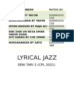 Lyrical Jazz: Seni Tari 2 (CPL 2021)