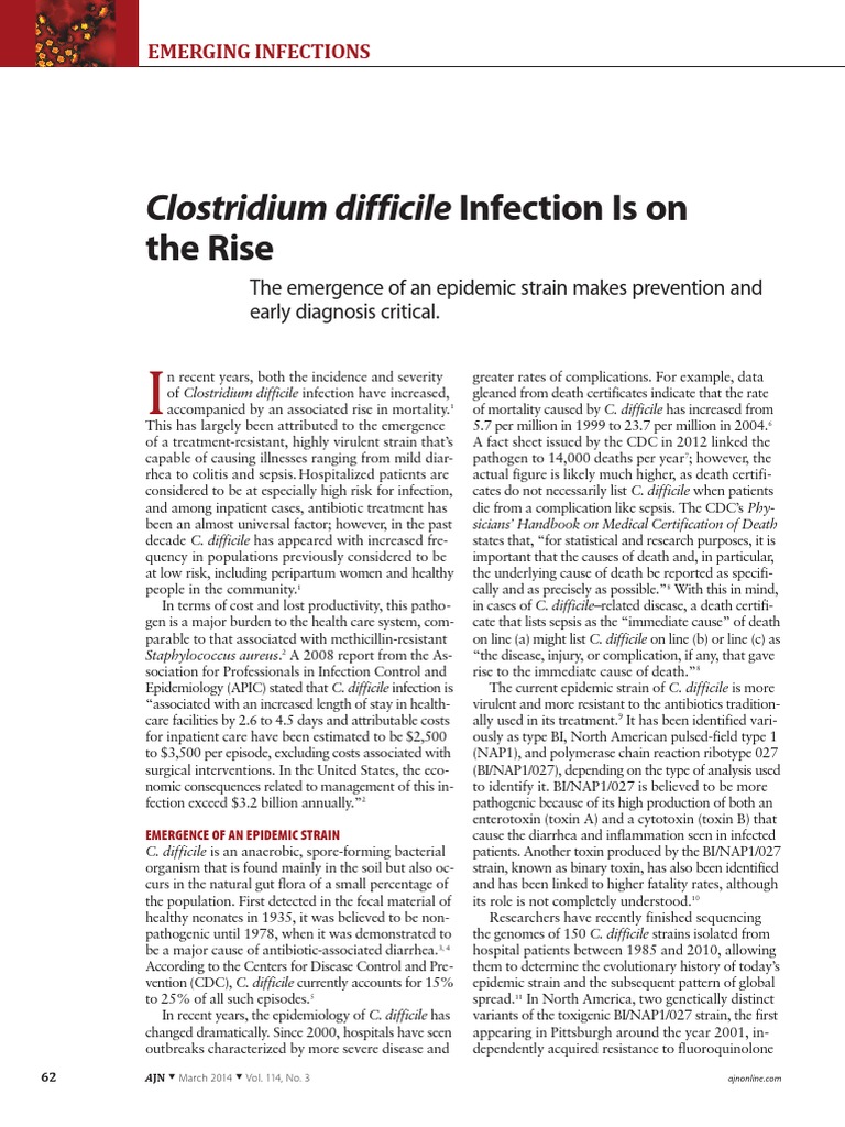 C Diff PDF | PDF | Antimicrobial Resistance | Antibiotics