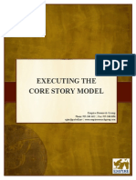 Executing Core Story Sales Model