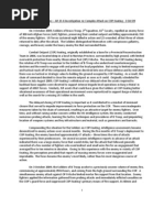 Executive Summary – AR 15‐6 Investigation re: Complex Attack on COP Keating ‐ 3 Oct 09            On 3 October 2009, Soldiers of Bravo Troop, 3rd Squadron, 61st Cavalry, repelled an enemy force 