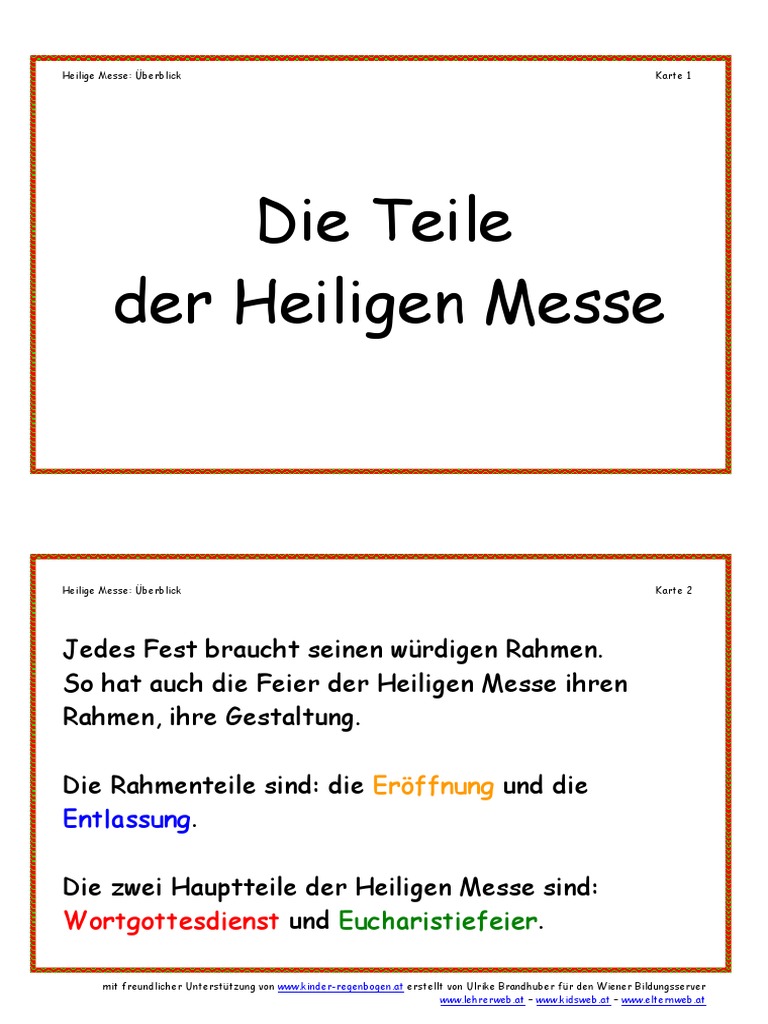 Heilige Messe PDF