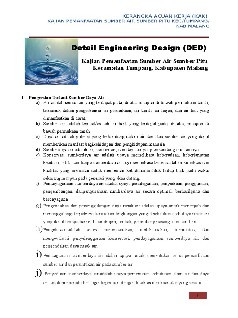 Detail Engineering Design | PDF | Sains & Matematika