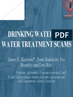 Drinking Water and Water Treatment Scams: James E. Hairston, Donn Rodekohr, Eve Brantley and Lori Bice