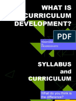 What is Curriculum Development