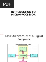 Introduction To Microprocessor