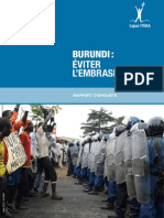Burundi: Éviter L'embrasement