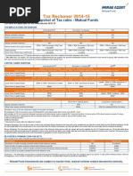 Mirae Asset Tax Reckoner 2014-15