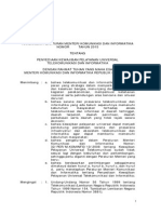 RPM Kominfo TTG KPU Telekomunikasi Dan Informatika (Uji Publik 04-09)