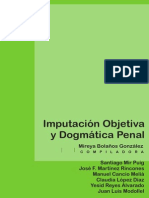 Imputacion Objetiva y Dogmatica Penal - Santiago Mir Puig y Otros