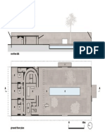 Olgiati Villa Alem Plan and Section