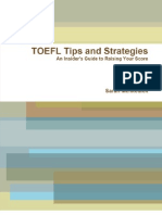 Download eBook Preview - TOEFL Tips and Strategies - An Insiders Guide to Raising Your Score by natgordon SN26449394 doc pdf