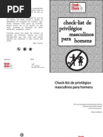 Check-list de Privilégios Masculinos Para Homens