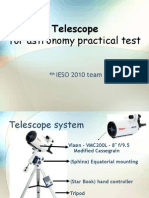 IESO Telescope Student