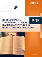 Ghid Profesii Libere 2014